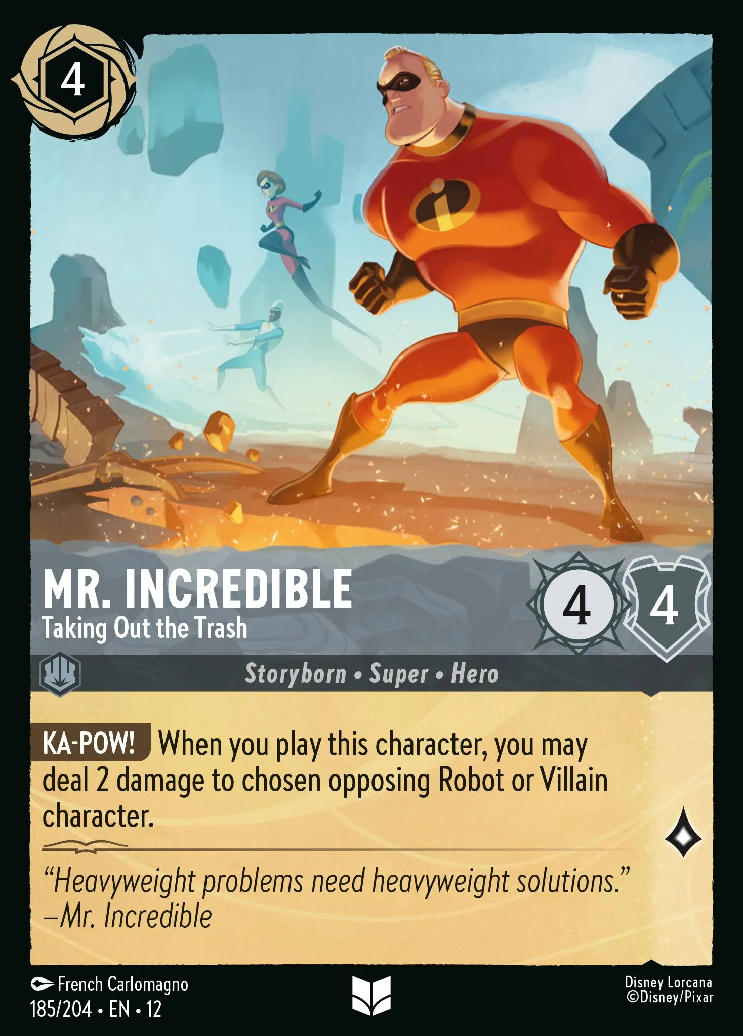 Mr. Incredible - Taking Out the Trash (012-185)
