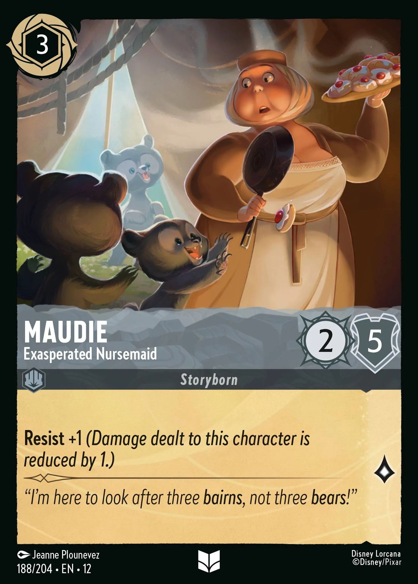 Maudie - Exasperated Nursemaid (012-188)