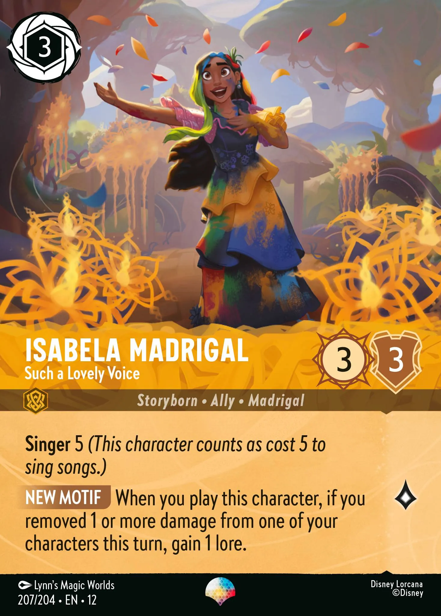 Isabela Madrigal - Such a Lovely Voice (012-207)