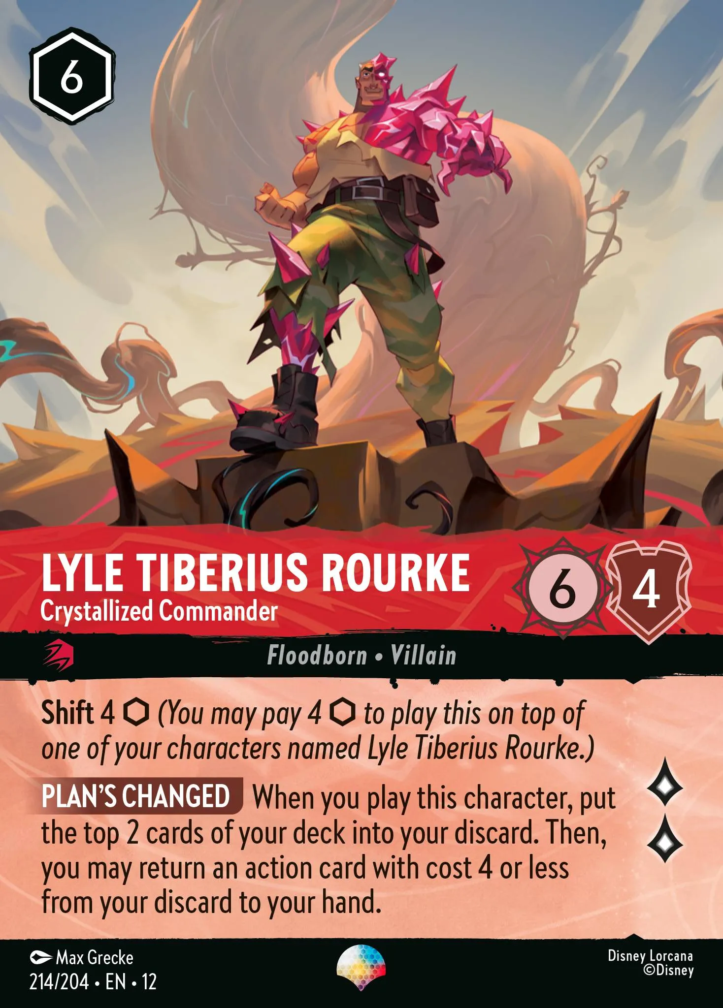 Lyle Tiberius Rourke - Crystallized Commander (012-214)