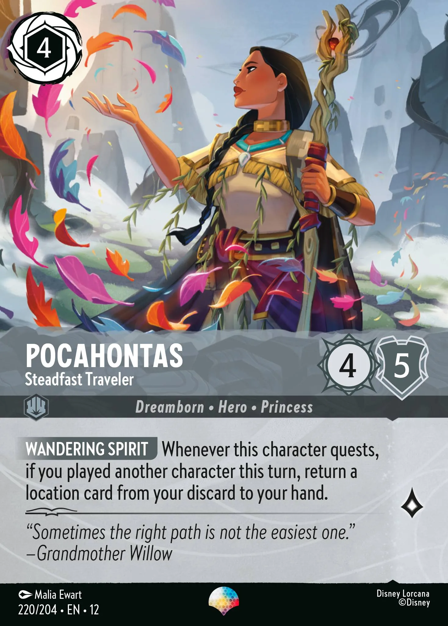 Pocahontas - Steadfast Traveler (012-220)