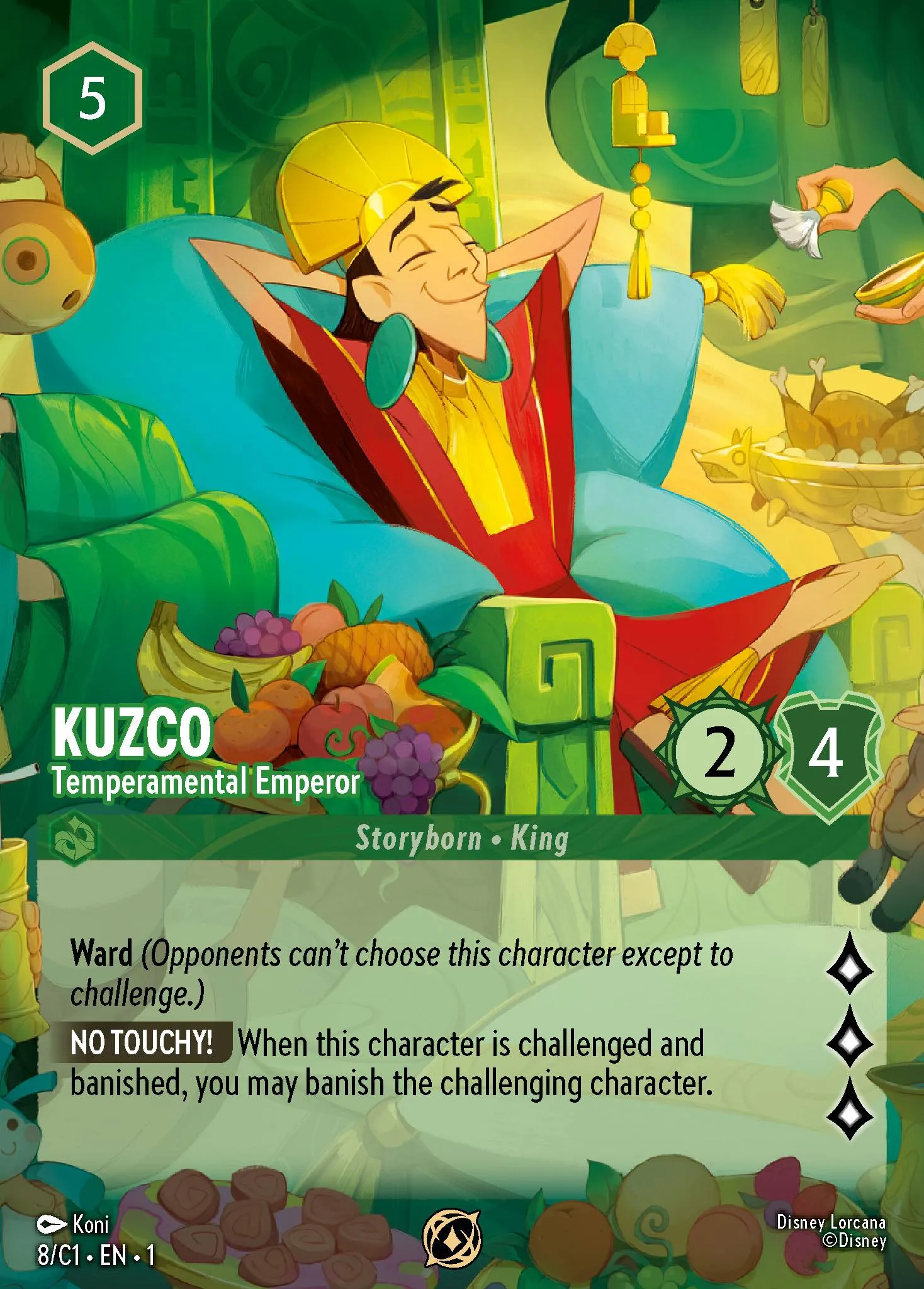 Kuzco - Temperamental Emperor (C1-008)