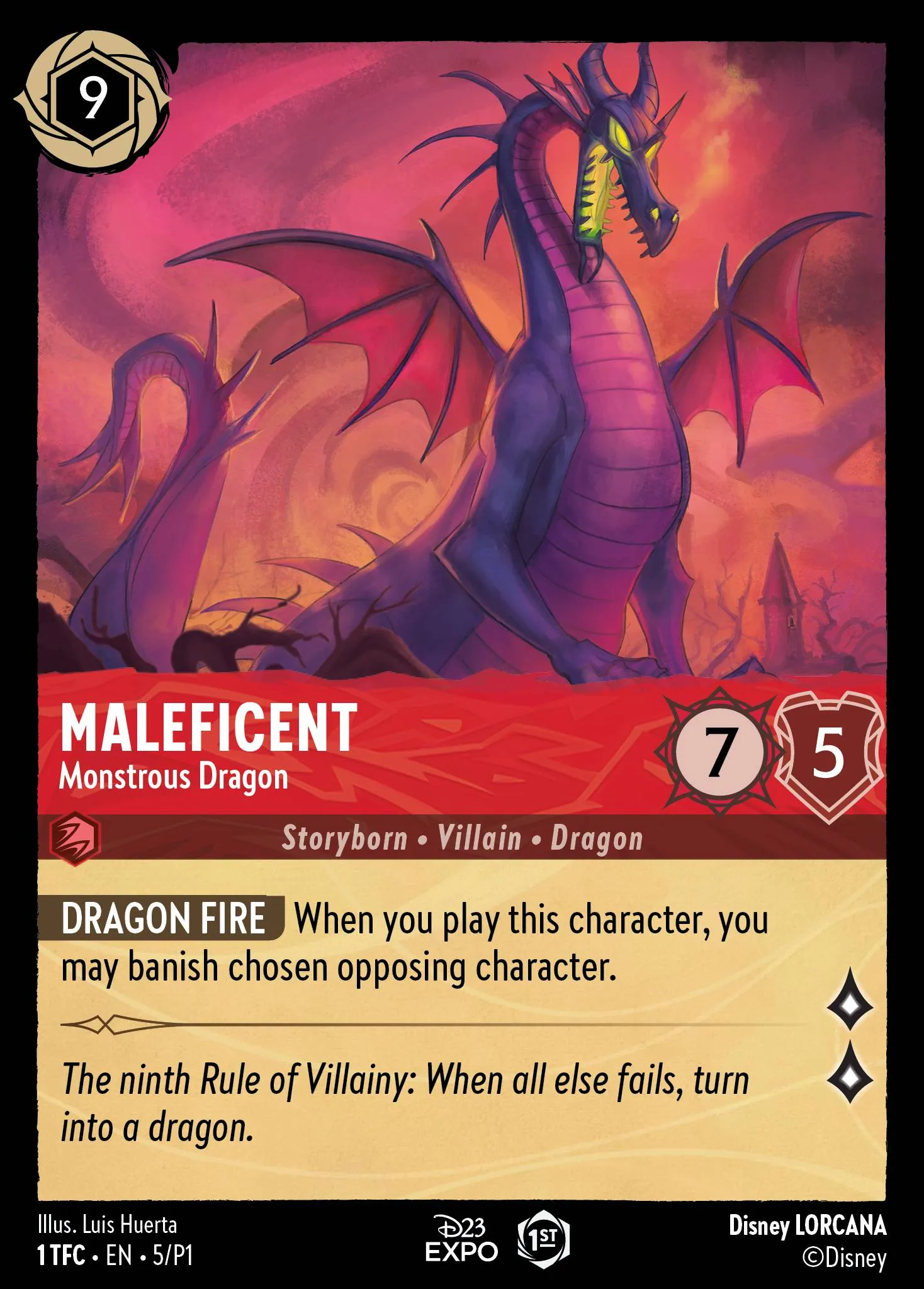 Maleficent - Monstrous Dragon (P1-005)