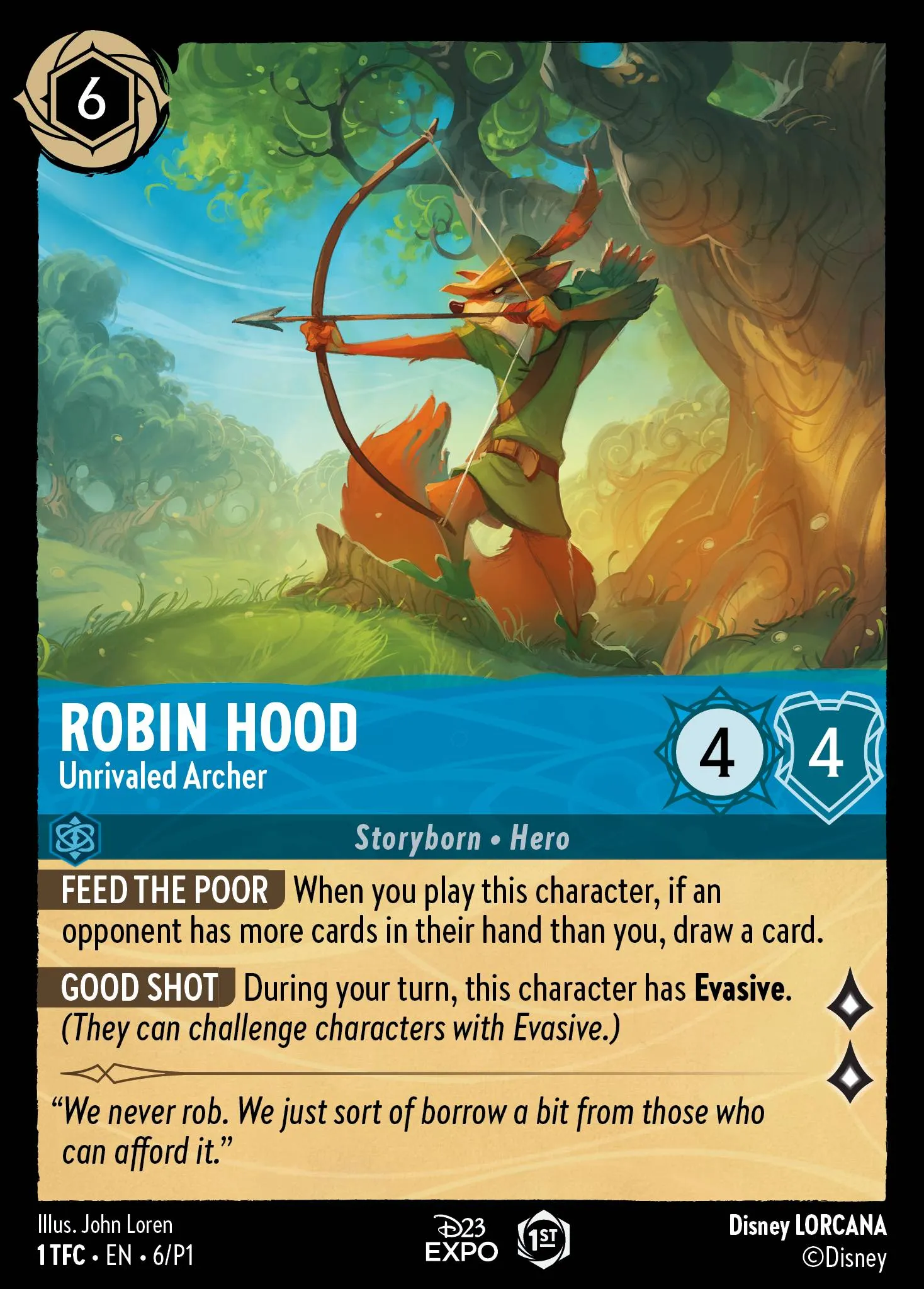 Robin Hood - Unrivaled Archer (P1-006)