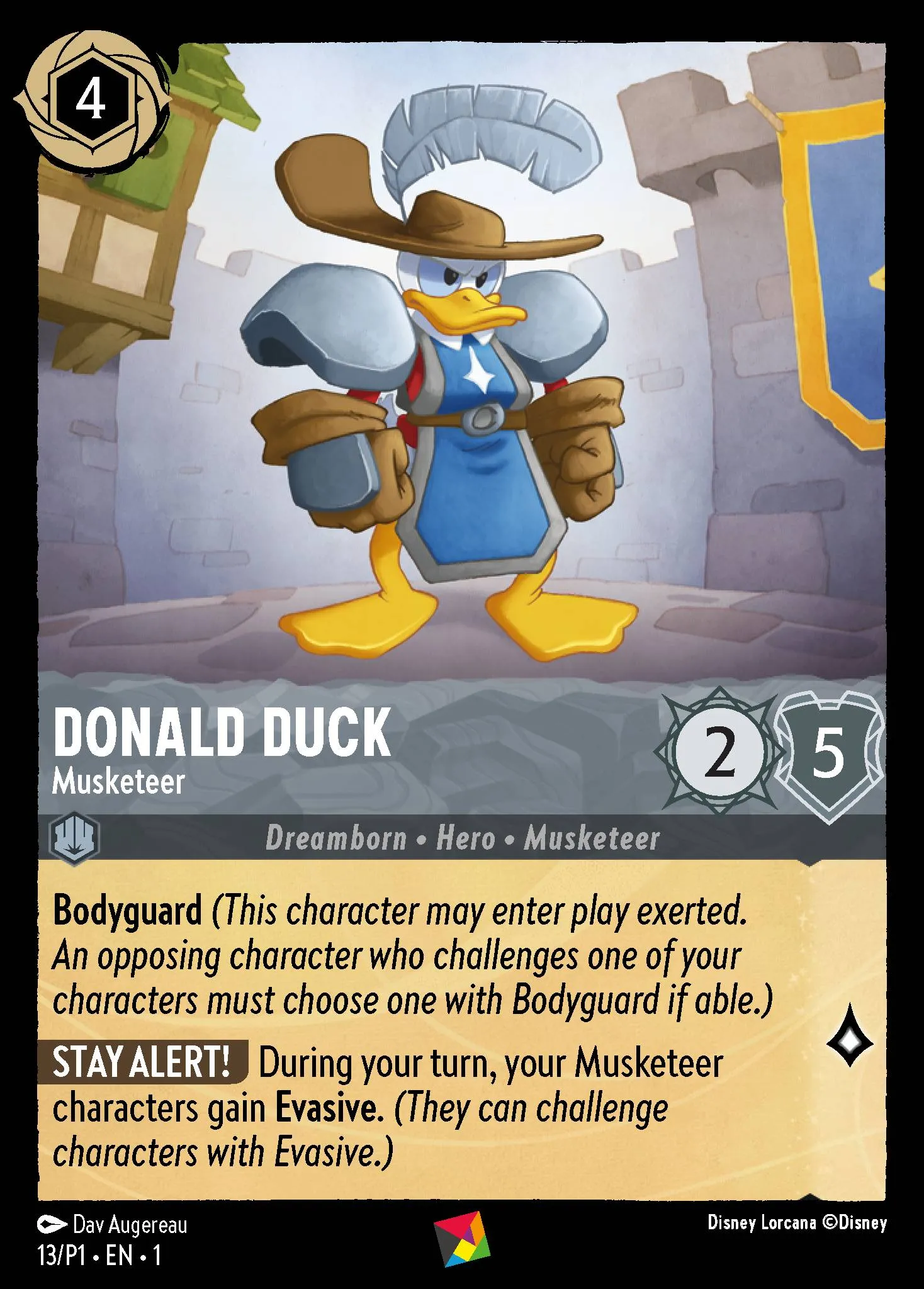 Donald Duck - Musketeer (P1-013)