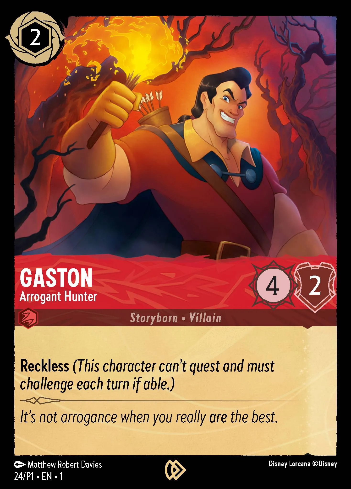 Gaston - Arrogant Hunter (P1-024)