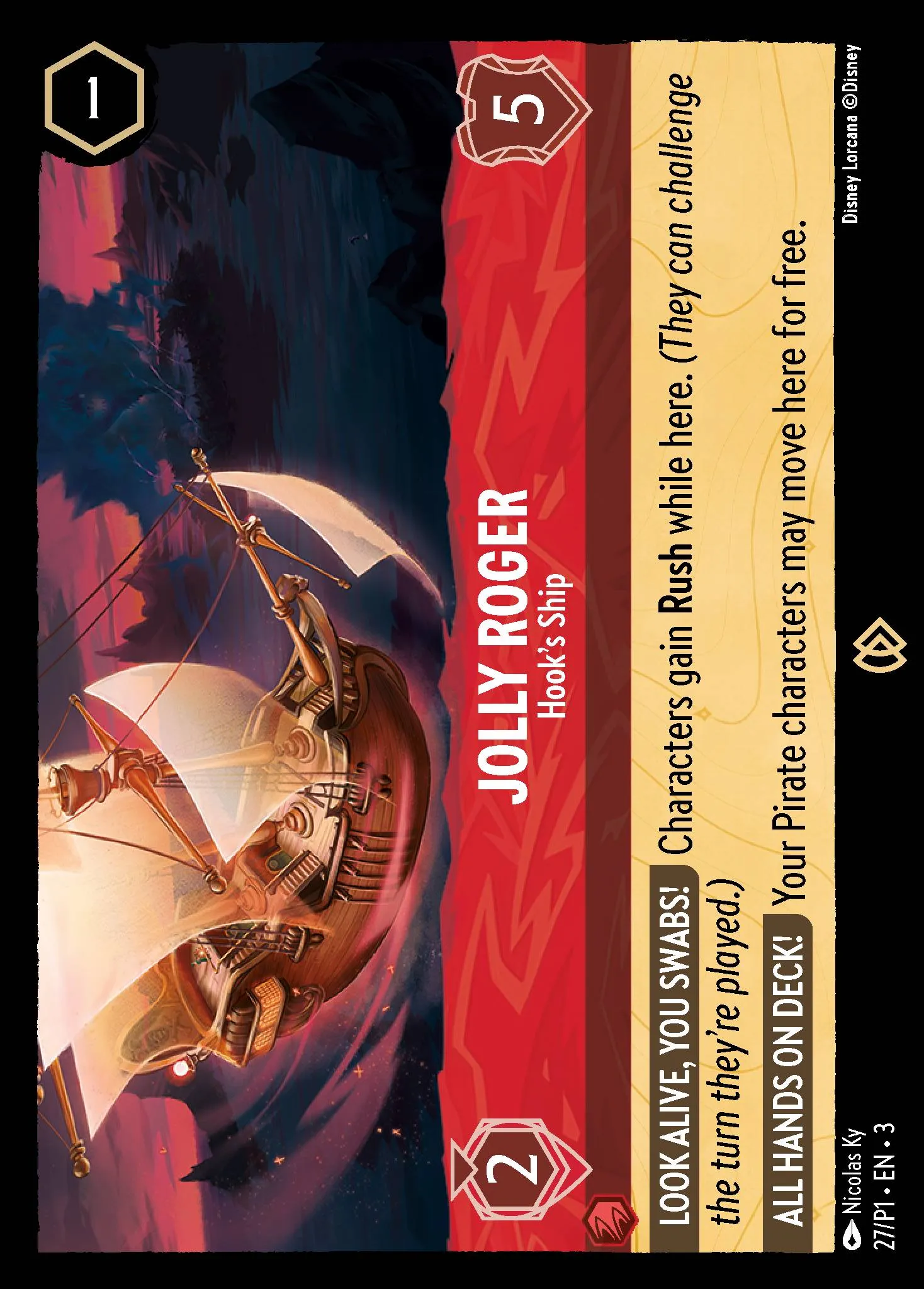Jolly Roger - Hook's Ship (P1-027)