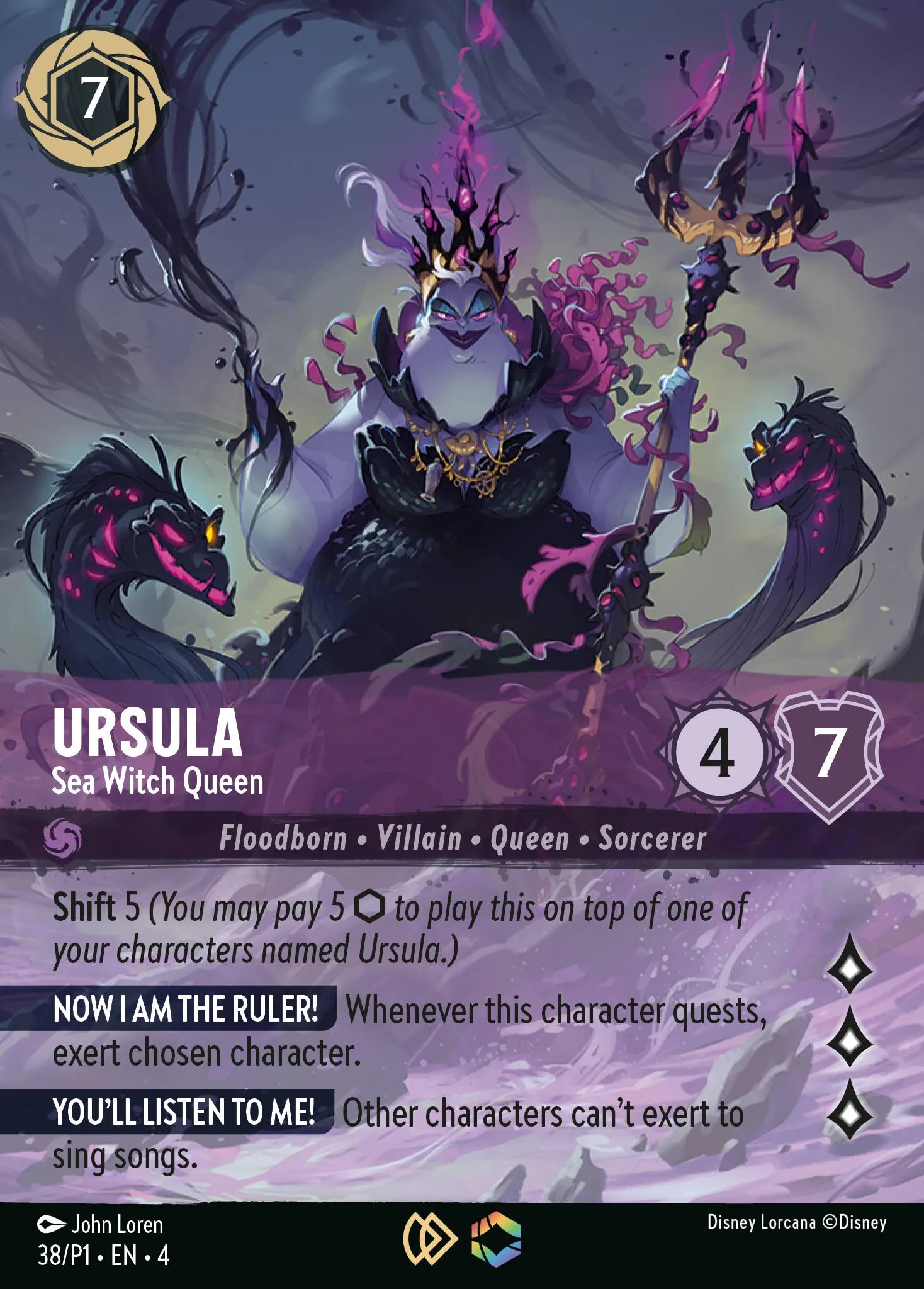 Ursula - Sea Witch Queen (P1-038)