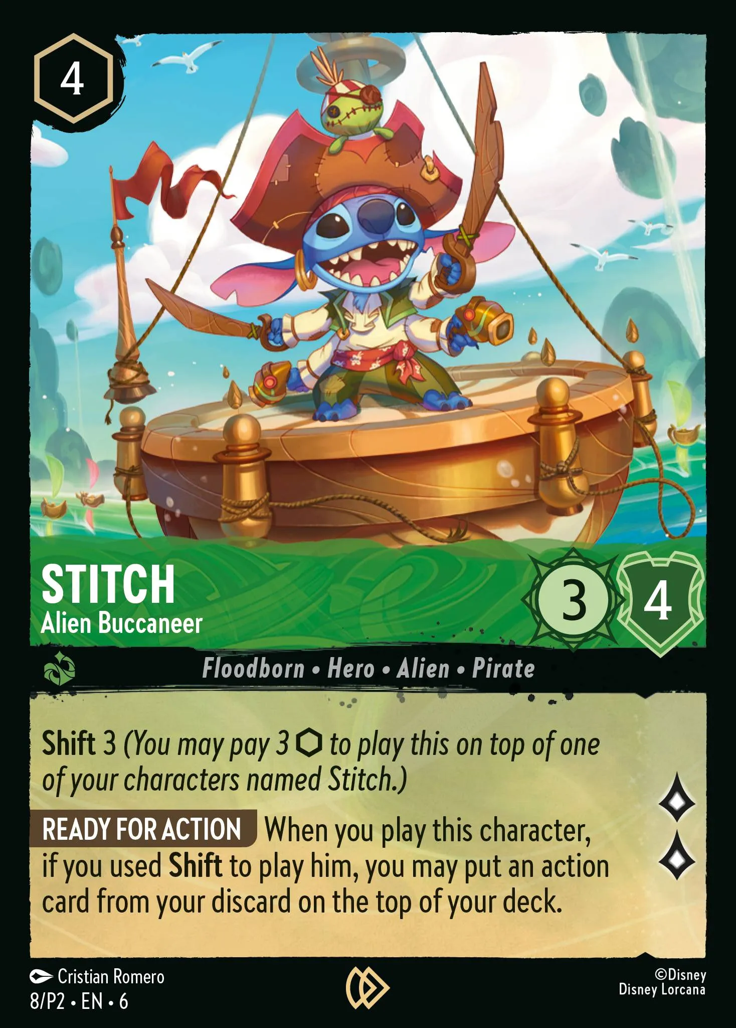 Stitch - Alien Buccaneer (P2-008)