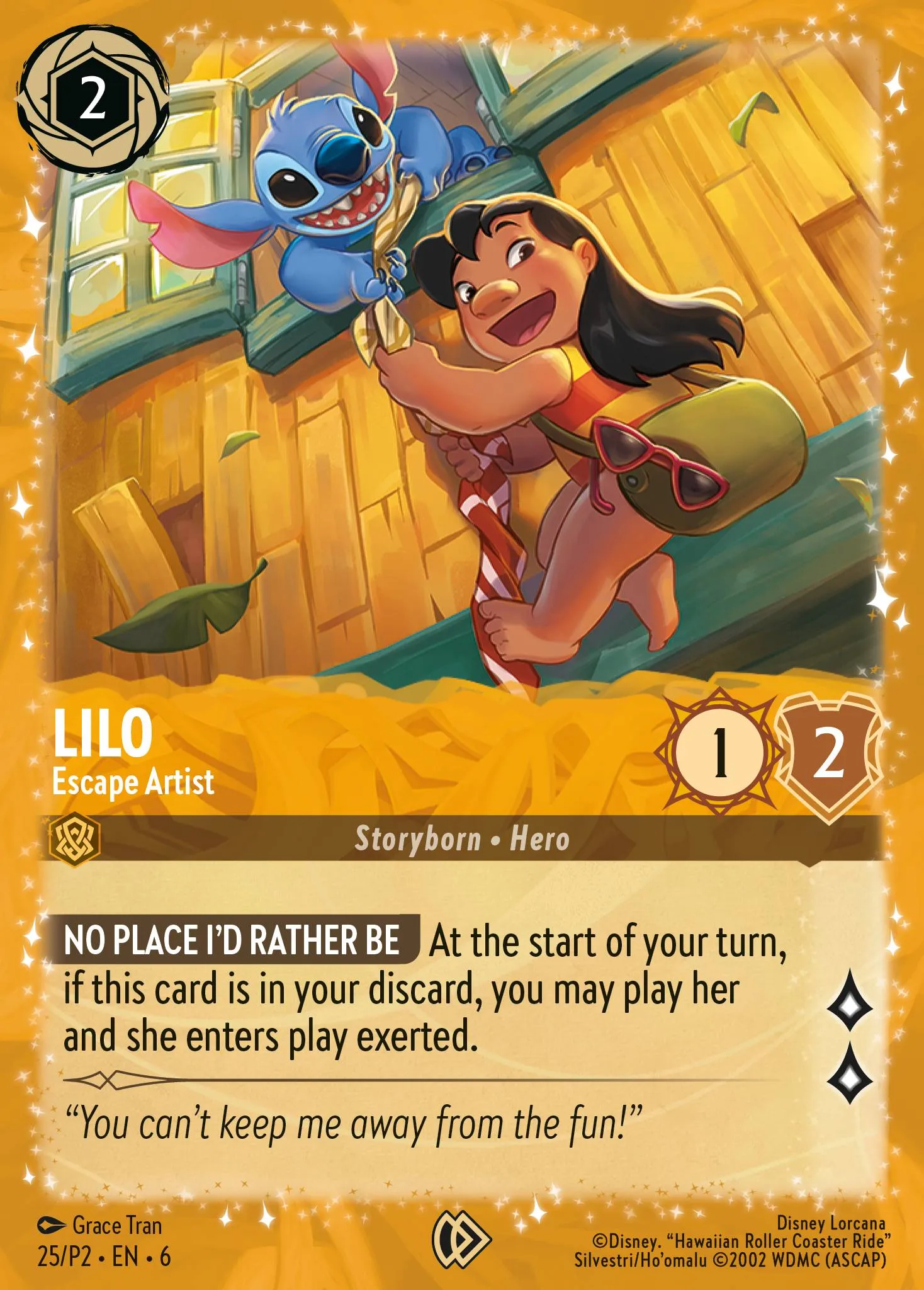 Lilo - Escape Artist (P2-025)