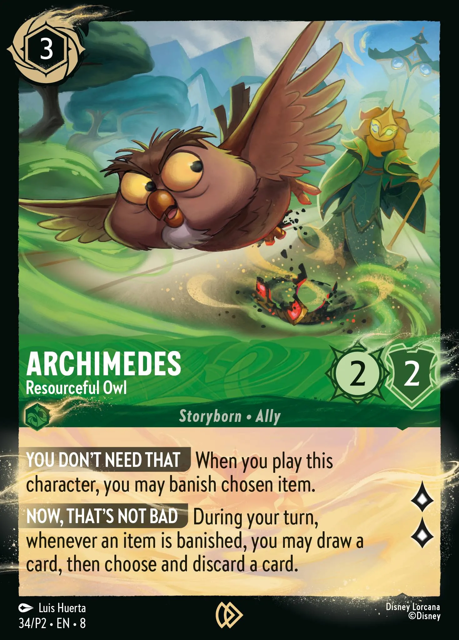 Archimedes - Resourceful Owl (P2-034)