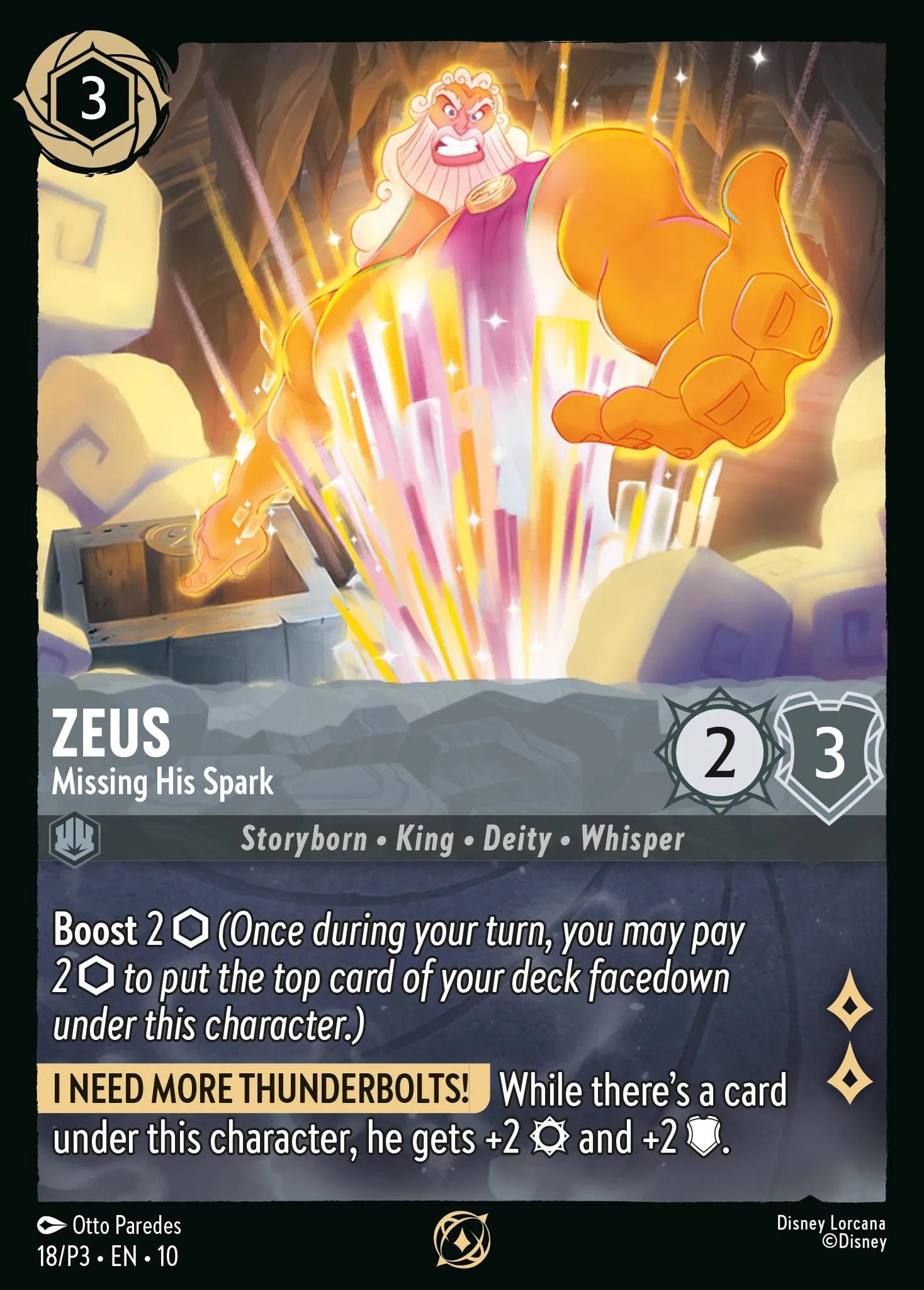 Zeus - Missing His Spark (P3-018)