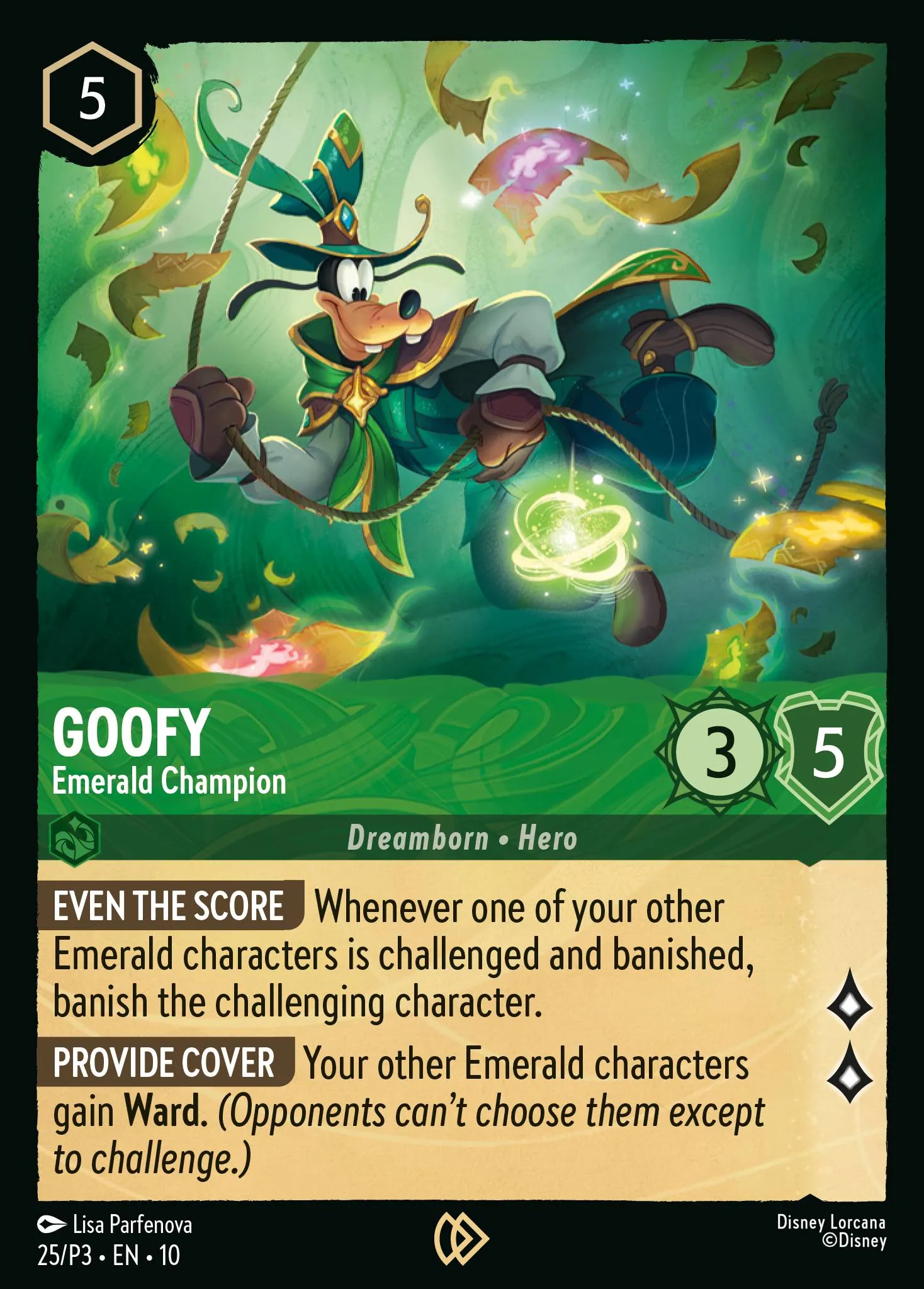 Goofy - Emerald Champion (P3-025)