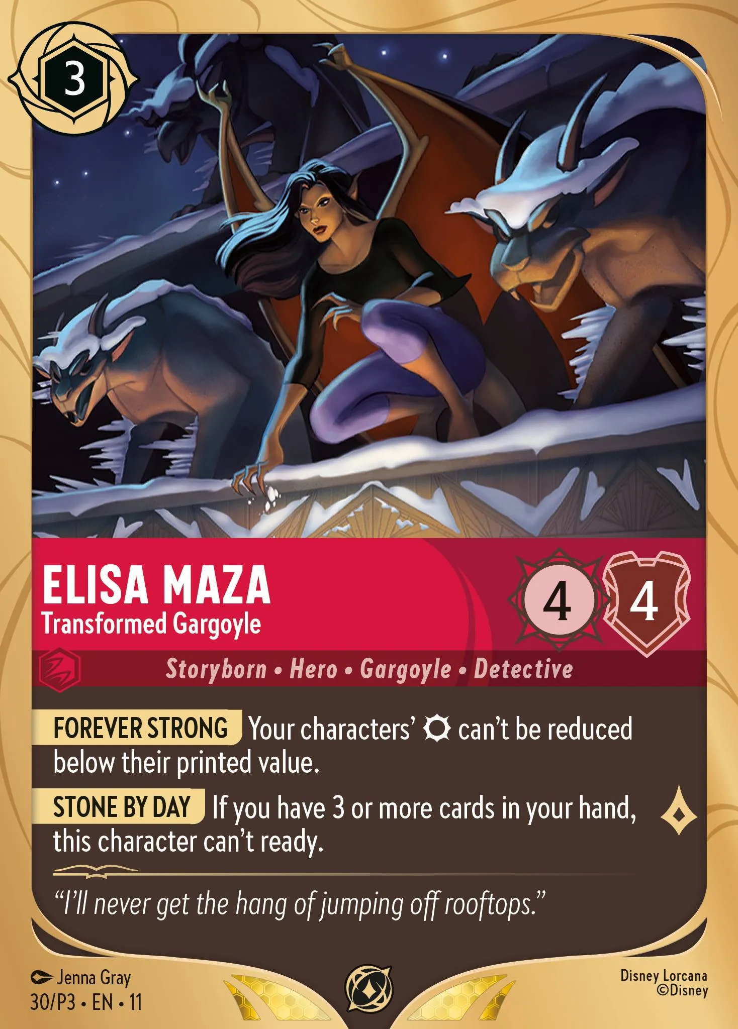 Elisa Maza - Transformed Gargoyle (P3-030)