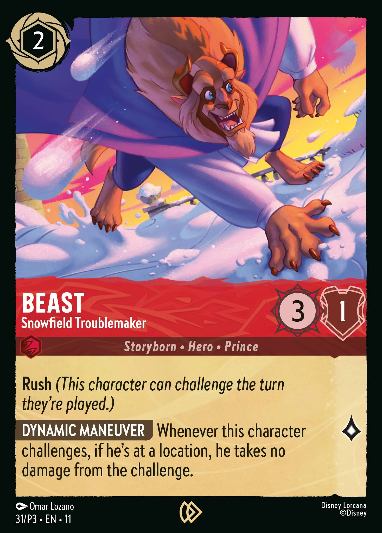 Beast - Snowfield Troublemaker (P3-031)