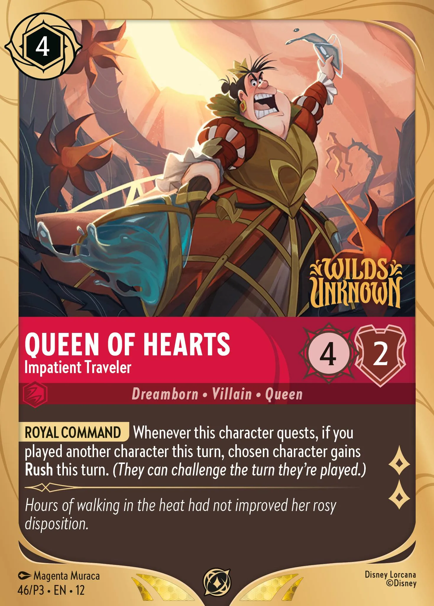 Queen of Hearts - Impatient Traveler (P3-046)