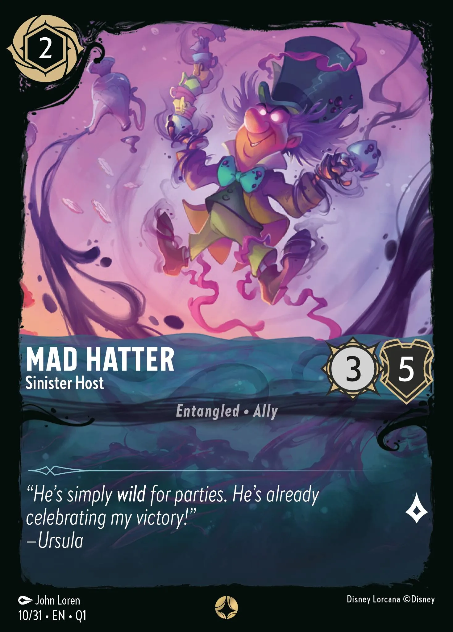 Mad Hatter - Sinister Host (Q1-010)