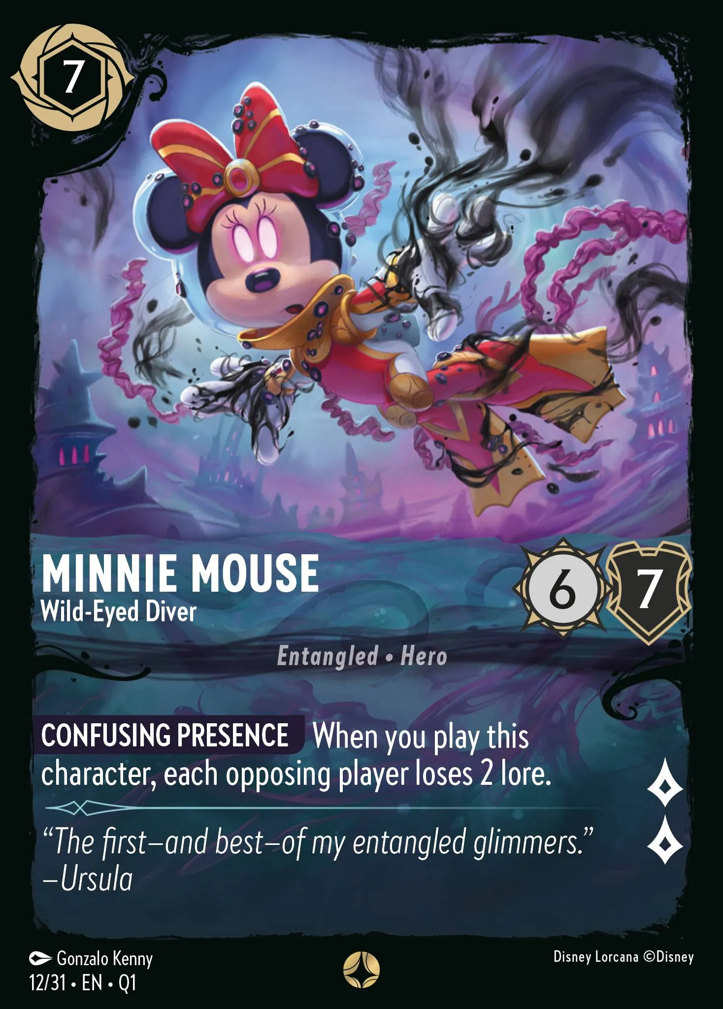 Minnie Mouse - Wild-Eyed Diver (Q1-012)