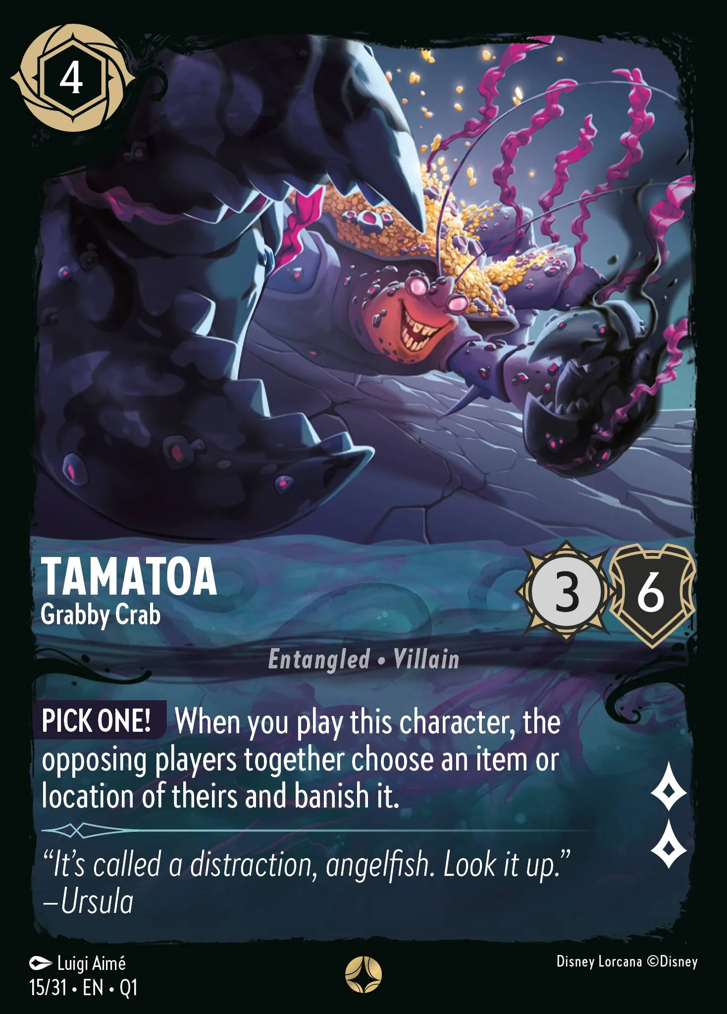 Tamatoa - Grabby Crab (Q1-015)