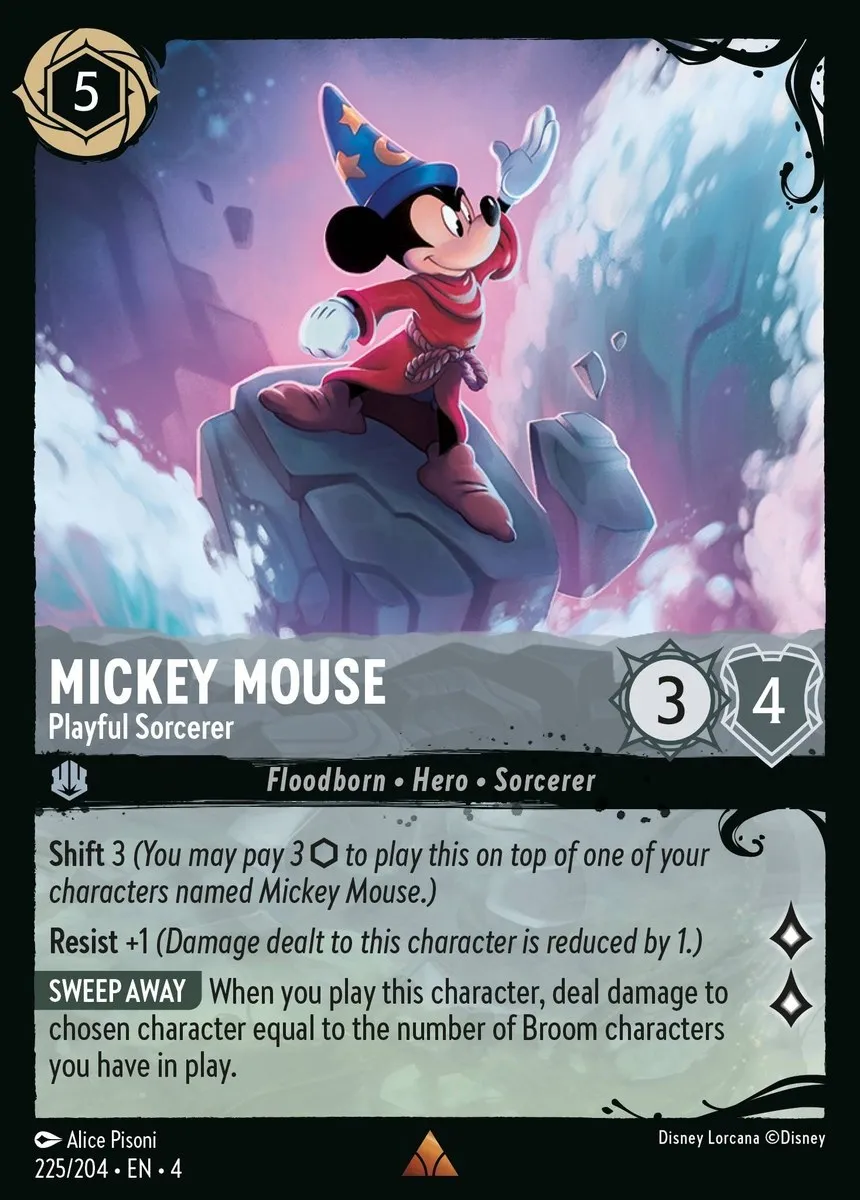 Mickey Mouse - Playful Sorcerer (Q1-225)