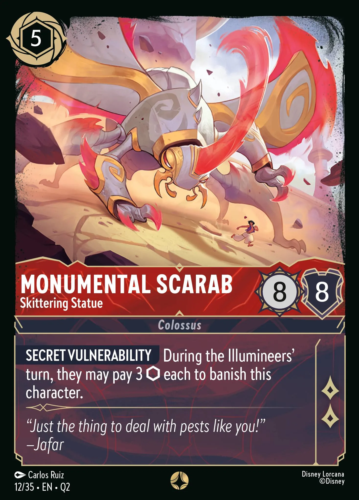 Monumental Scarab - Skittering Statue (Q2-012)