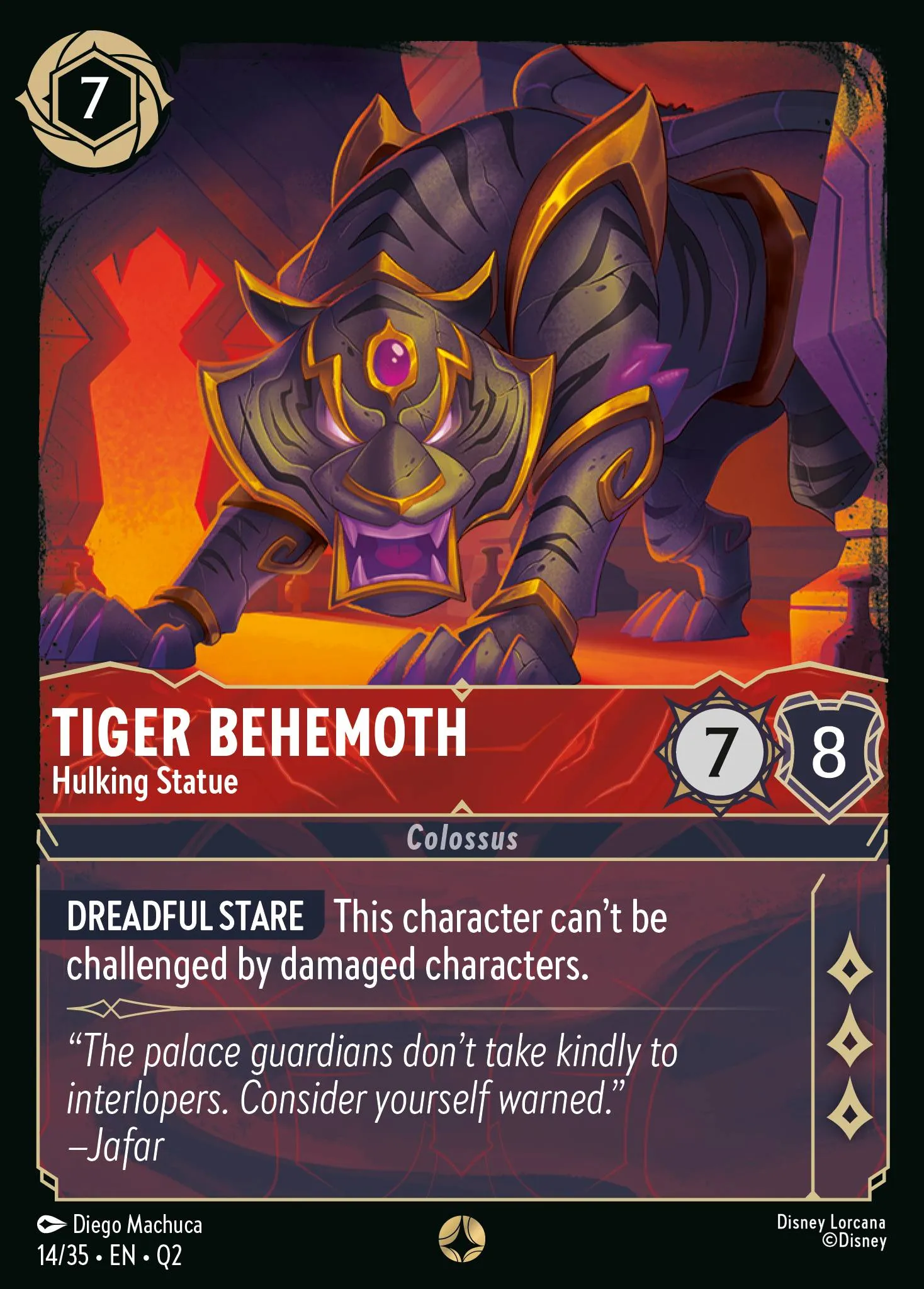 Tiger Behemoth - Hulking Statue (Q2-014)
