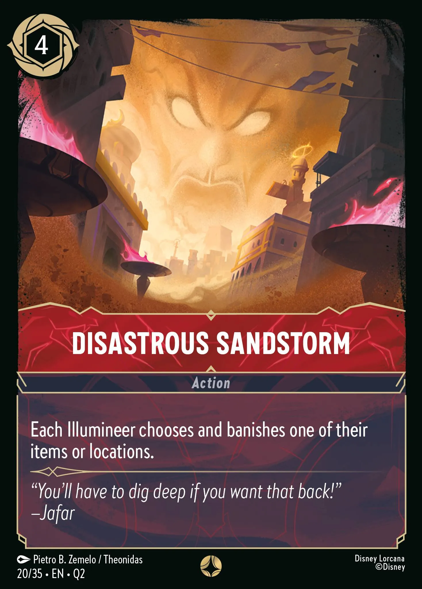 Disastrous Sandstorm (Q2-020)